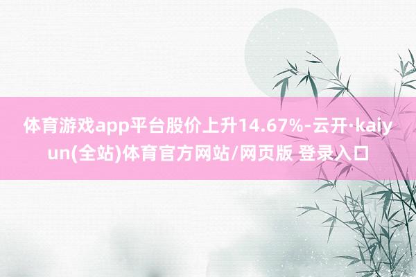 体育游戏app平台股价上升14.67%-云开·kaiyun(全站)体育官方网站/网页版 登录入口